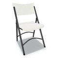 Alera Technologies Alera  Premium Blow Molded Resin Folding Chair, White ALEFR9302